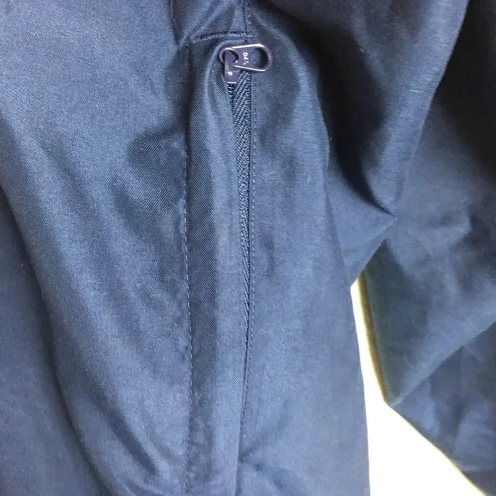 Footjoy Men's Navy V Neck Windbreaker Pull Over XL